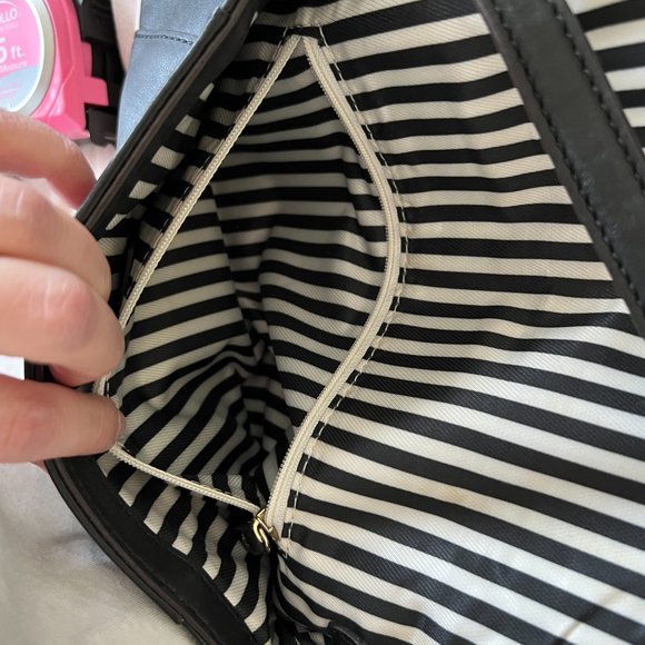 Kate Spade black Fremont Place Julian Leather Crossbody Bag purse *PLZ READ* - Picture 10 of 16